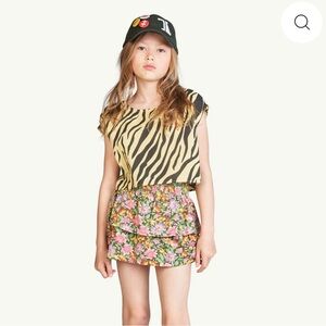 Stylish Zebra Print Kids Top by boutique brand The Animals Observatory